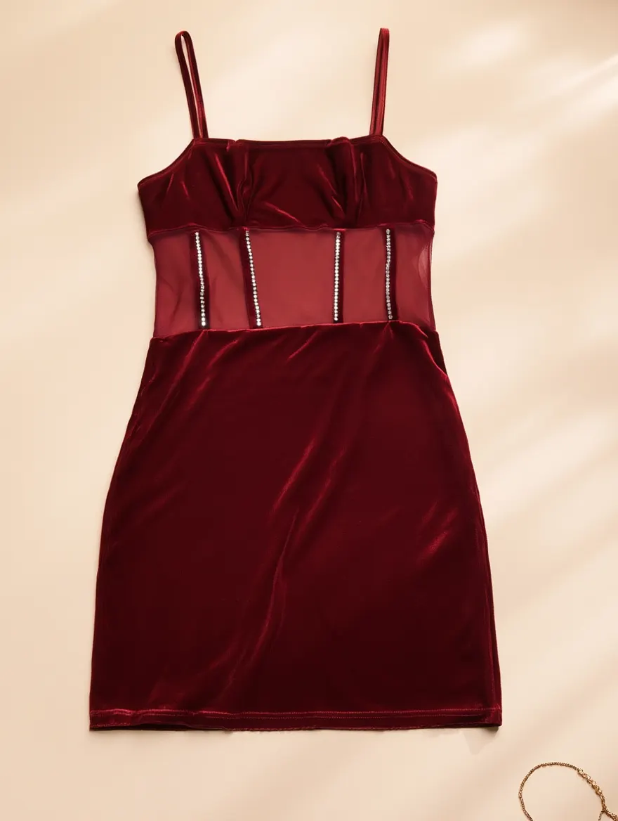 Vestido Burdeos